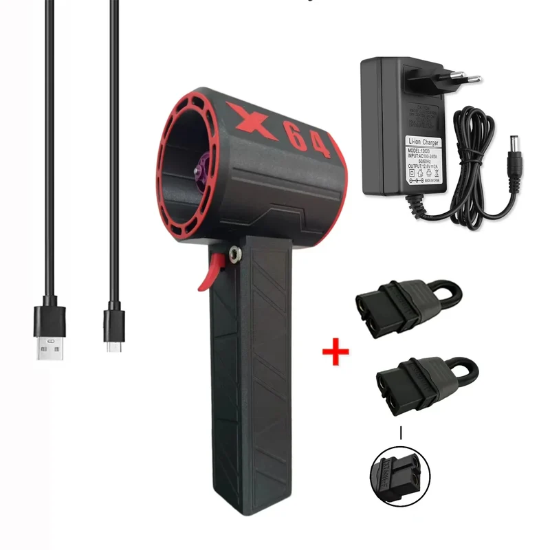 Turbo Blower – Mini Blazer – Luchtblazer – Bladblazer – 64mm Brushless Motor – 8000mAh Batterij