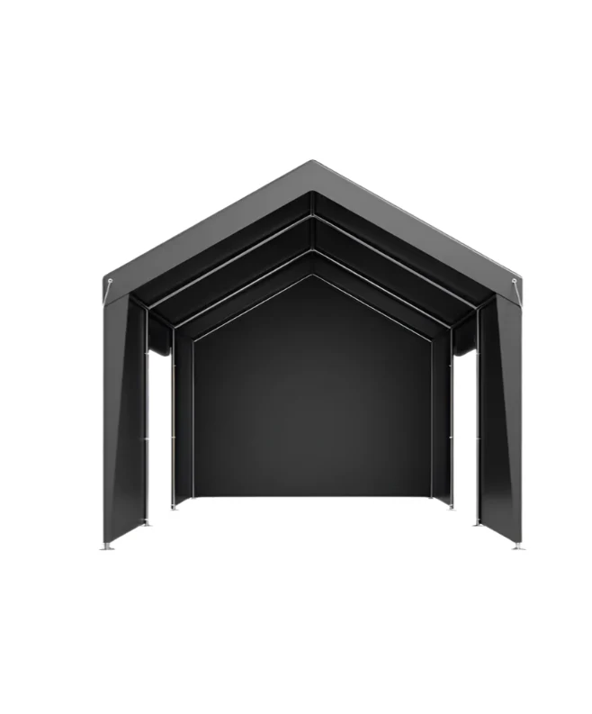 Carport – Overkapping – Garage – Buitenruimte – Beschutting – Gegalvaniseerd Staal - 10x20ft