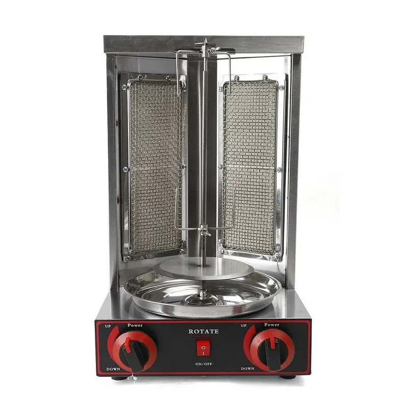Verticale Shawarma Grill – Kebab Grill – Gyros Grill – Donerkebab Grill – 360° Rotatie – 3000W Vermogen