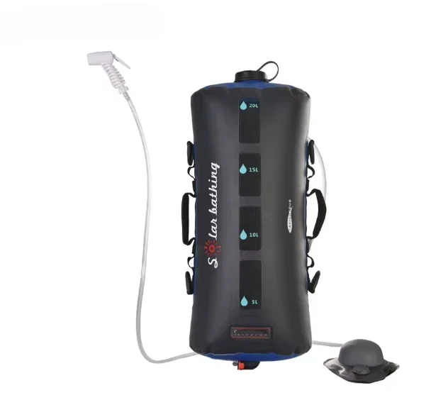 Solar Douchezak – Zonne Douche – Draagbare Douche – Outdoor Douche – 20L Inhoud – Lichtgewicht TPU Materiaal – Met Afneembare Slang