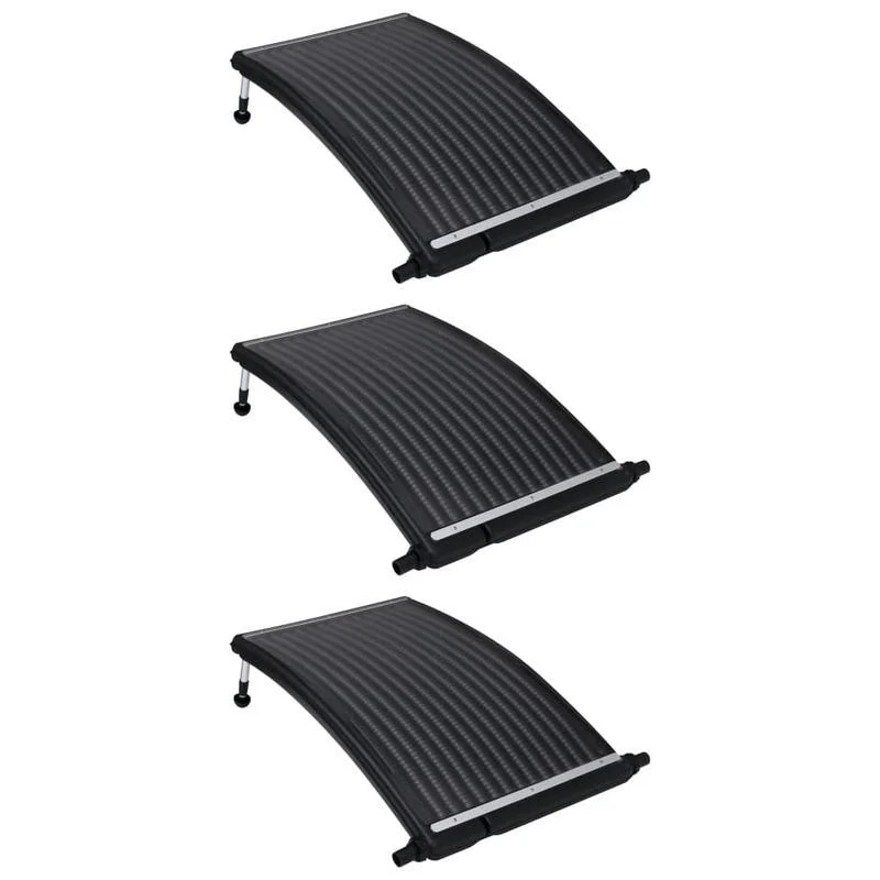 Zonne-Energie Verwarmingspanelen – Zwembadverwarming – Zonnepanelen Voor Zwembad – Duurzame Zwembadverwarmer – Gebogen Ontwerp – Weerbestendig Metalen Behuizing