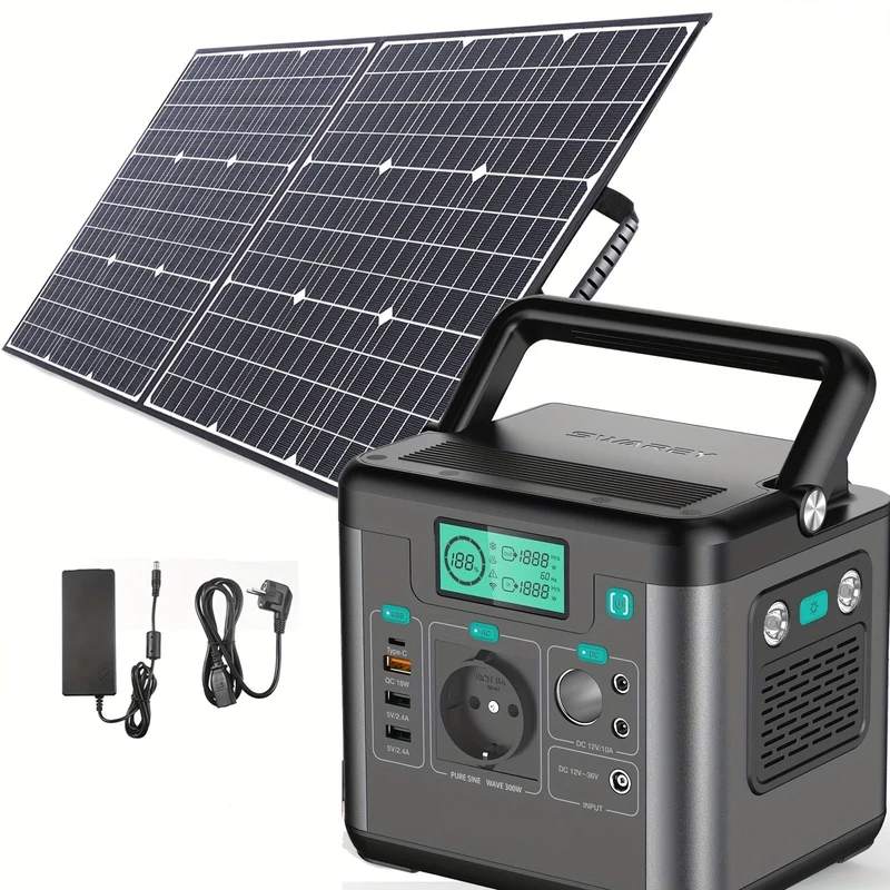 Draagbare Power Station – Mobiele Accu – Outdoor Batterij – Noodstroom – 222Wh Capaciteit – 65W USB-C PD