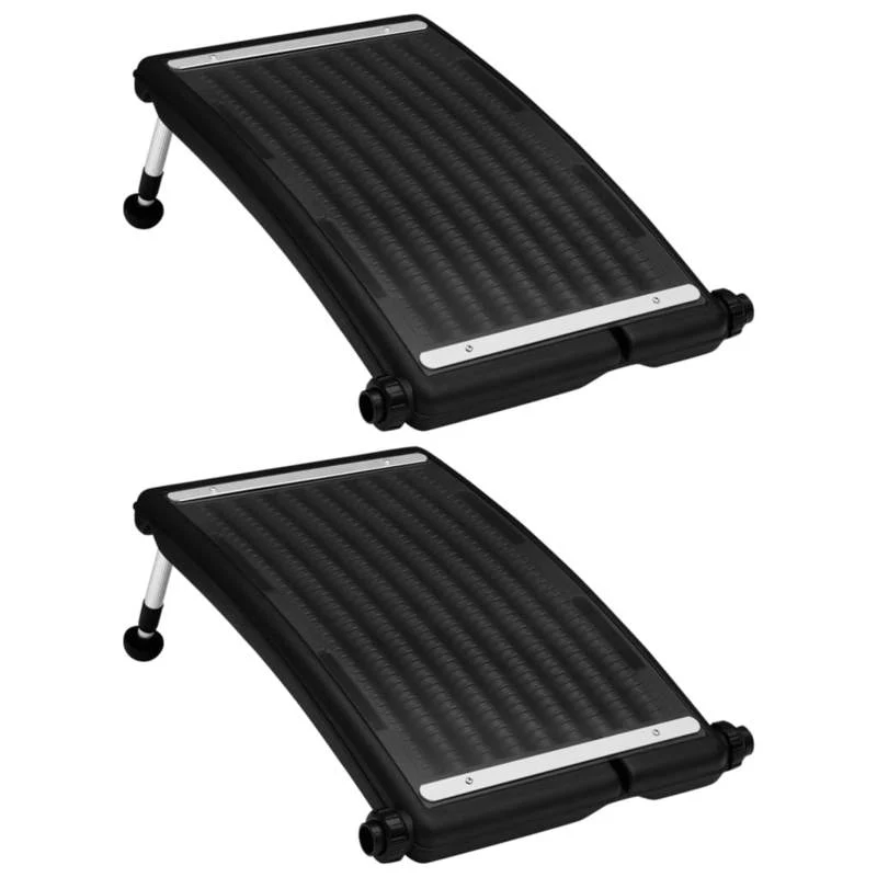 Zonnepanelen Voor Zwembadverwarming – Zwembad Zonnecollector – Zwembadverwarming – Solar Panel – Compact Design – Verstelbare Aluminium Poten