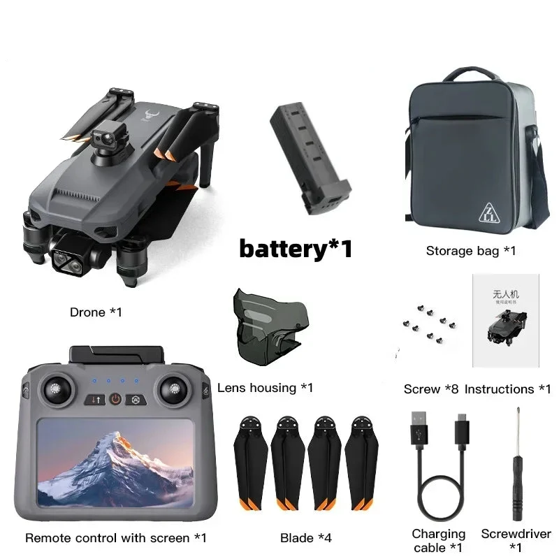 4K Camera Drone – Luchtcamera – FPV Drone – Vliegdrones – GPS Drone – 40 Minuten Vliegtijd – 5GHz Signaal