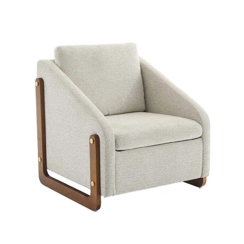 Fauteuil – Loungefauteuil – Relaxstoel – Zetel – Teddystof – Ergonomisch Comfort – Opbergruimte - 201 x 85 x 90 cm - Wit