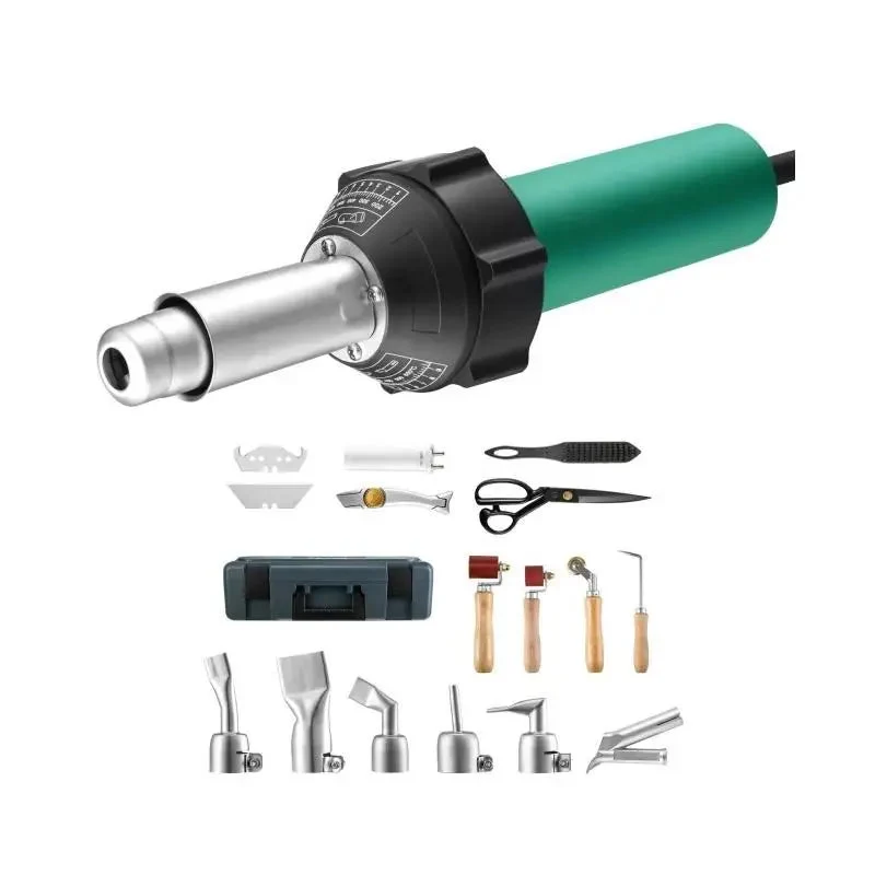 Hete Lucht Kunststoflasser – Kunststof Lasapparaat – Thermoplast Lassen – PVC Lasser – 1600W Motor – Instelbare Temperatuur 50-600°C