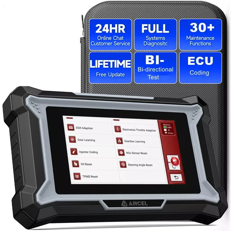 OBD2 Diagnose Tool – Auto Scanner – Foutcode Lezer – ECU Codering – Touchscreen – Volledige Systeemdiagnose – Actieve Testen