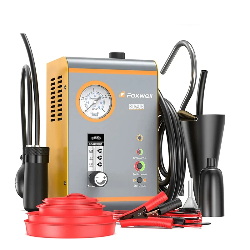 Smoke Leak Detector – Rooktester – Luchtlek Detector – Rookgas Tester – EVAP Test – 12V Voeding – Instelbare Rookafgifte