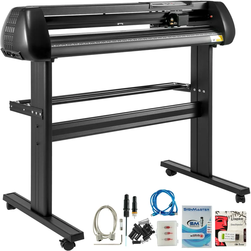 Vinyl Cutter – Vinyl Snijplotter – Snijmachine – Plotter – Sticker Cutter – Snijbreedte 63 cm – Variabele Snijdruk en Snelheid