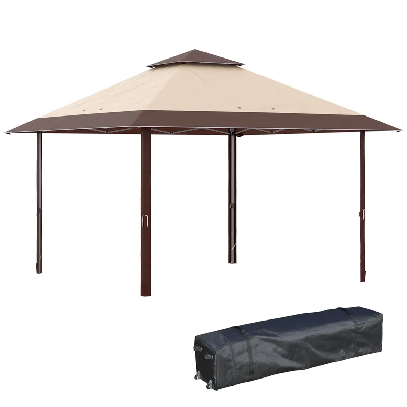 Inklapbare Tent – Vouwtent – Partytent – Markttent – Overkapping – 3,85x3,85 Meter – Waterafstotend Polyester