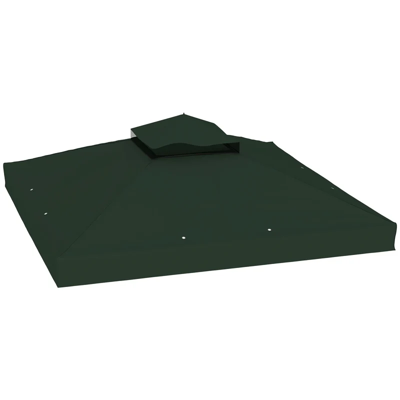 Outsunny Folding Pop-Up Gazebo Tent 3X3 m with Uv 50+ Protection