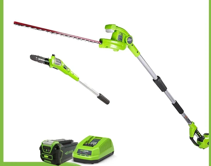 Elektrische Telescoop Takkenschaar – Heggenschaar – Snoeischaar – Kettingzaag – Verstelbare Steel – 40V Lithium-Ion Batterij