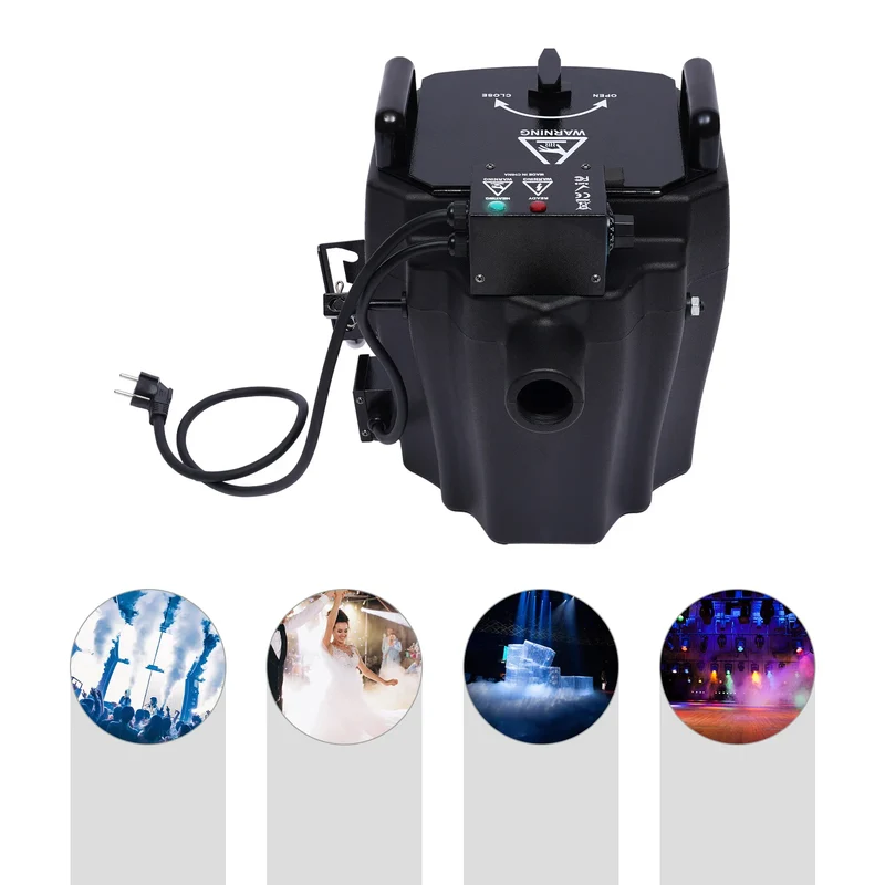 Droogijs Machine – Rookmachine – Rookgenerator – Podiumeffect – Evenementenmachine – 3500W Vermogen – 5 Kg Droogijs Capaciteit