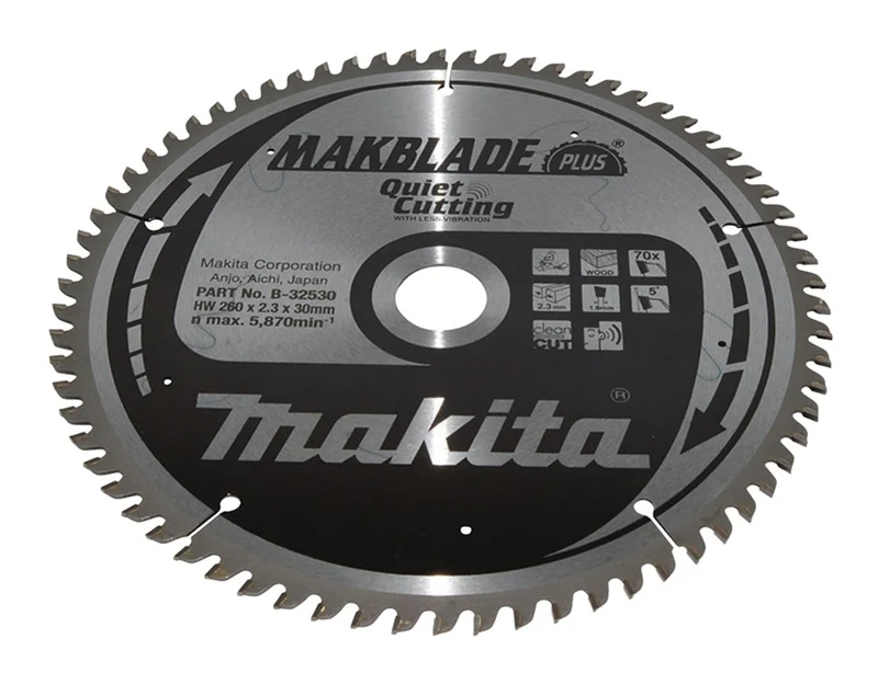 Makita HM ZAAGB 260X30X2,3 70T L-N