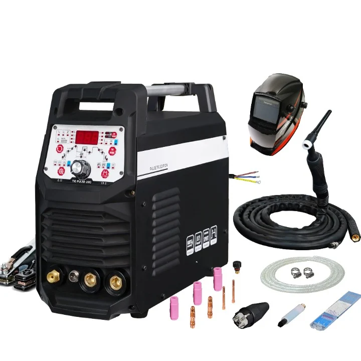 TIG-Lasmachine – DC Lasmachine – MMA Elektrodelasser – Multifunctioneel – 200 Ampère – Lichtgewicht 8 Kg - Pakket 2