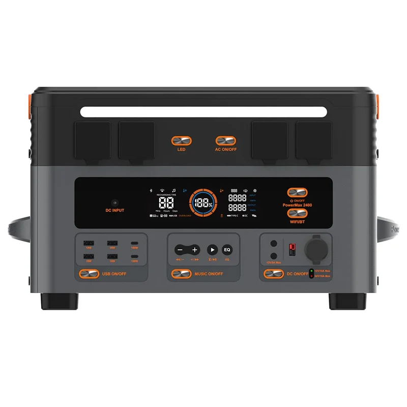 Draagbare Power Station – Portable Accu – Energiecentrale – Mobiele Batterij – 1872Wh Capaciteit – 4800W Vermogen