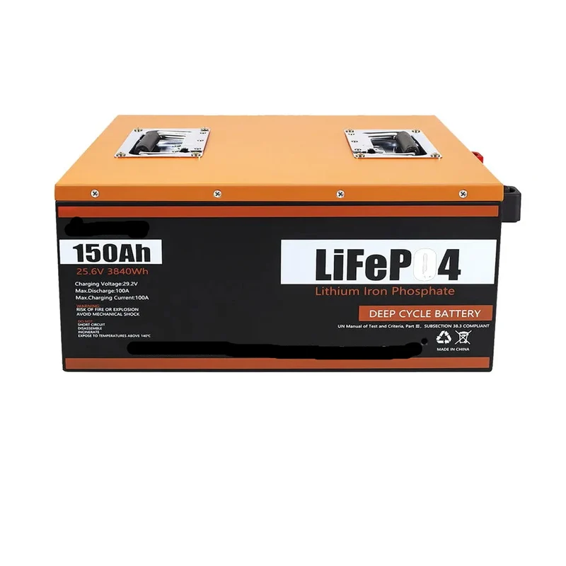 LiFePO4 Batterij – 24V Accu – Zonnepaneel Batterij – Camper Accu – Boot Accu – 150Ah Capaciteit – IP63 Waterbestendig