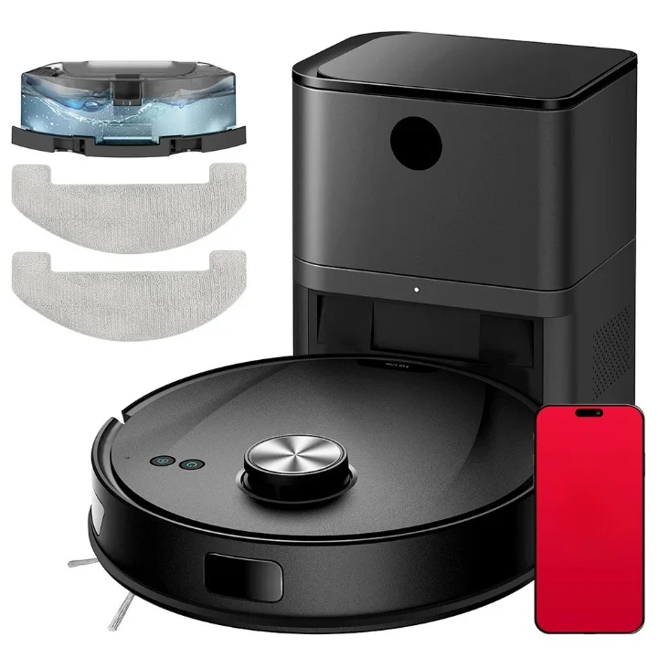 Robotstofzuiger – Robot Cleaner – Automatische Stofzuiger – Slimme Stofzuiger – Zuigkracht 5000 Pa – Stofzak 3,5 Liter – Batterij 260 Minuten