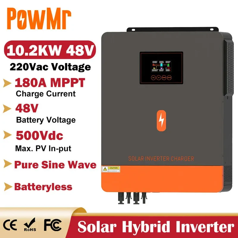 Zonne-omvormer – Solar Omvormer – Inverter – Stroomomvormer – Omzetter – 230V Wisselstroom – 3 Tot 10 kW Vermogen