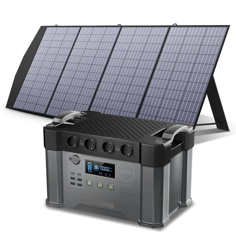 Draagbare Powerstation – Mobiele Accu – Noodstroom – Energiebron – 2000W Vermogen – 11 Aansluitingen