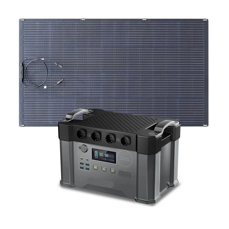 2000W Powerstation – Draagbare Accupack – Mobiele Stroomvoorziening – Energiecentrale – Noodstroom – 1500Wh Capaciteit – Snelle Oplaadtijd
