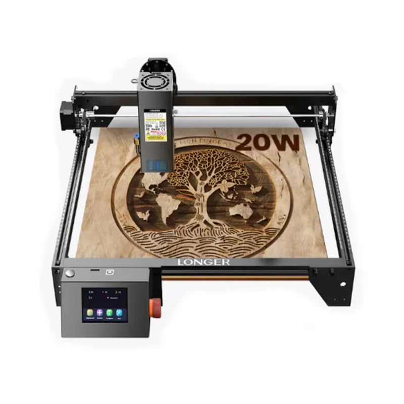 Laser Graveermachine – Laser Cutter – Graveerapparaat – Snijmachine – 20W Vermogen – 375x375 Mm Werkgebied