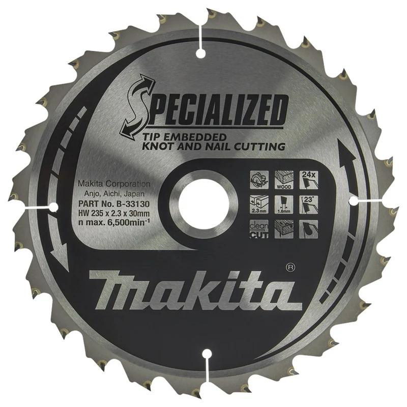 Makita HM ZAAGBLAD 235X30X2.3 T=24 B-33130