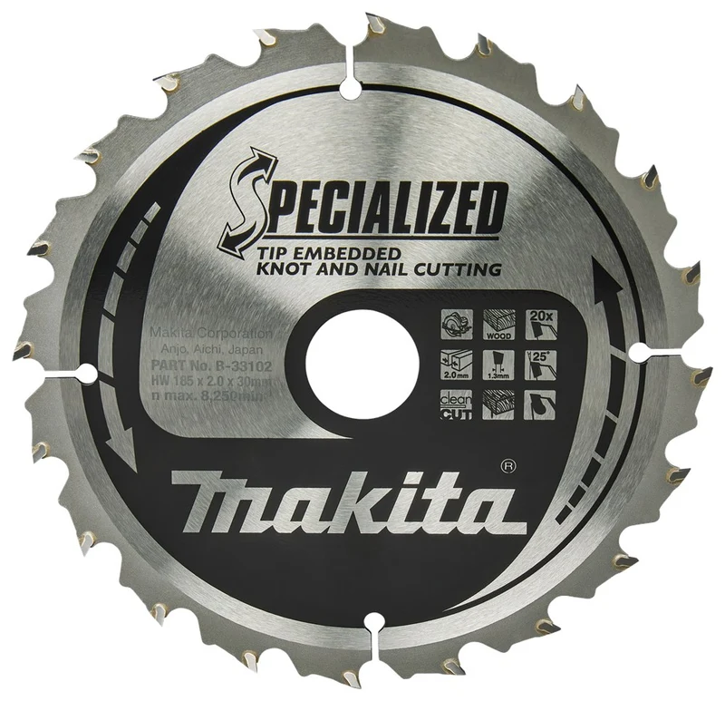 Makita HM ZAAGB 185X30X2.0 20T