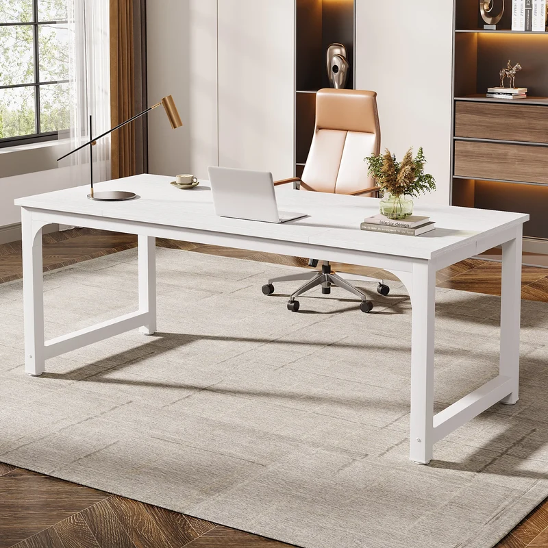 Bureau – Werkplek – Thuiswerkplek – Bureaublad – Kantoor – 180 Cm Groot – Houten Afwerking