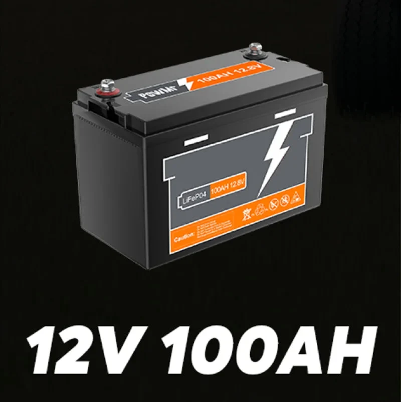 12V 100Ah LiFePO4 Batterij – Camper Accu – Boot Batterij – Zonne-energie Accu – Lithium Accu – 1280Wh Capaciteit – BMS Bescherming