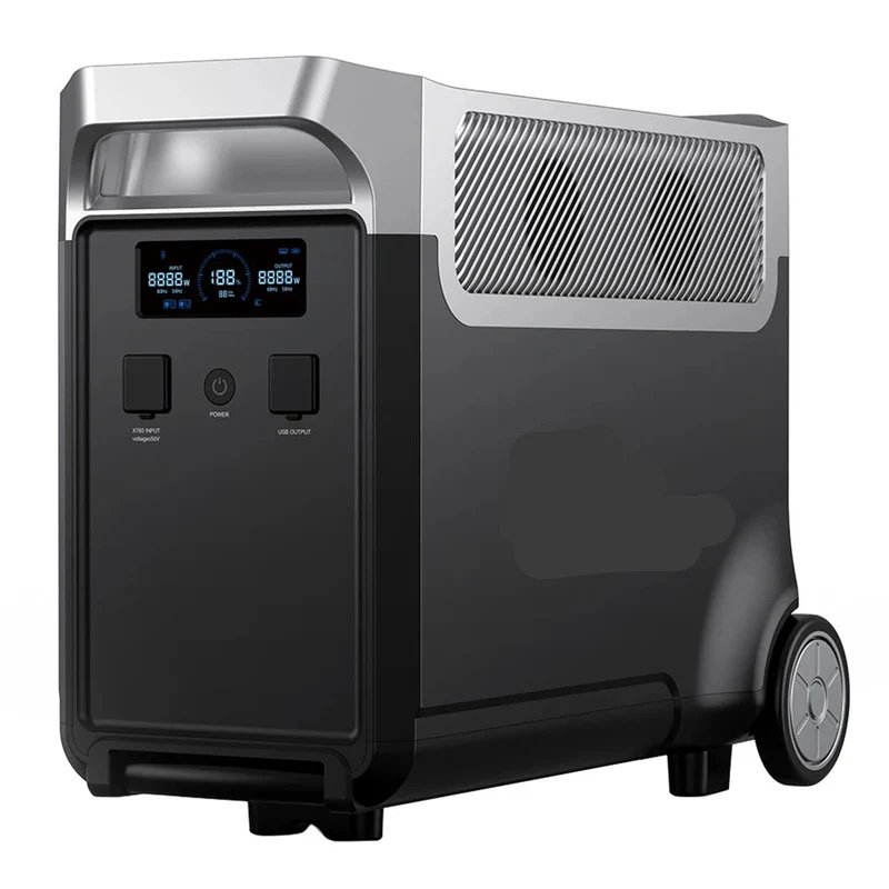Uitbreidingsbatterij – Accu – Powerbank – Extra Accu – LiFePO4 3840Wh – Zonne-energie Opladen – USB-A 18W Type-C 100W