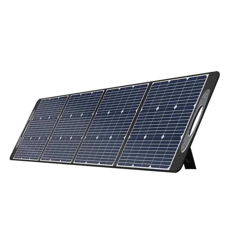 Draagbaar 200W Zonnepaneel – Opvouwbaar Zonne-energiepaneel – Mobiel Zonnepaneel – Solar Paneel – Monokristallijn – IP65 Waterbestendig – Hoog Rendement 21,7%