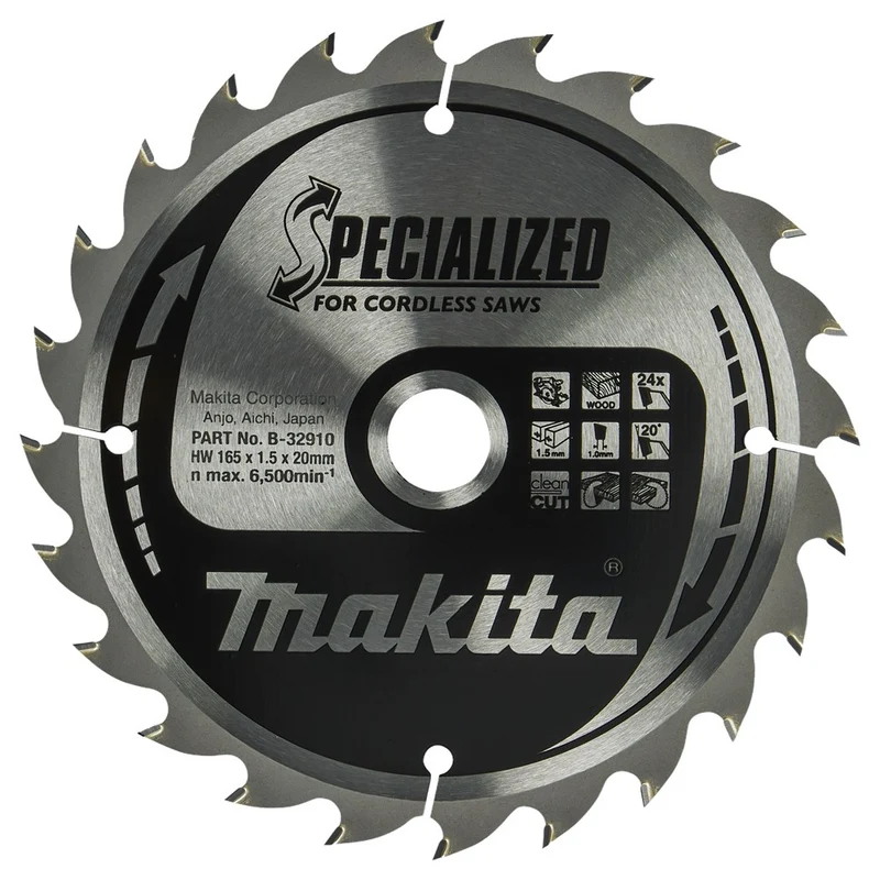 Makita HM ZAAGBLAD 165X20X1.5 24T