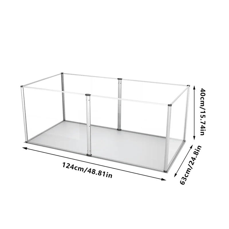 Speelhoek – Speelruimte – Veiligheidsscherm – Kinderafbakening – Waterdichte Bodem – 6 Panelen – Lichtgewicht 8 Kg