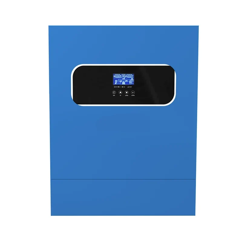 Solar Omvormer – Zonne-Omvormer – Energie-Converter – Zonnepaneel Omvormer – MPPT Controllers – Pure Sinusgolf – WiFi Connectiviteit - 6200W - Met WIFI - 48V