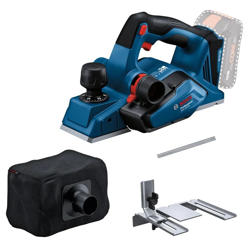 BOSCH GHO 18V-26 ACCU SCHAAFMACHINE IN L-BOXX