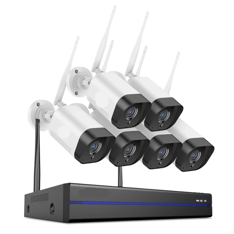 Draadloze Beveiligingscamera Set – Wifi Beveiligingscamera – Bewakingscamera – Outdoor Camera – 3MP Resolutie – Nachtzicht 30 Meter