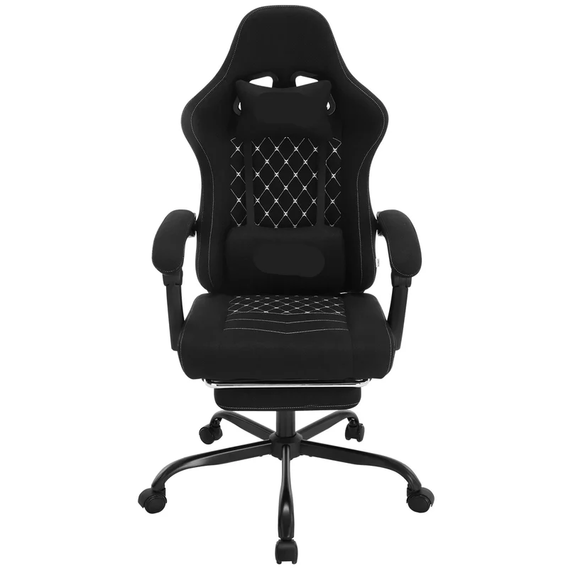 Ergonomische Bureaustoel – Bureaustoel Met Massagefunctie – Verstelbare Bureaustoel – Gamingstoel – Thuiswerkstoel – Ademend Materiaal – 360° Draaibaar