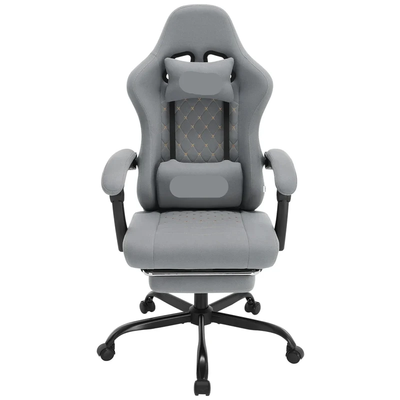 Ergonomische Gaming- & Bureaustoel – Comfortabele Bureaustoel – Verstelbare Stoel – Massagefunctie – USB-Aansluiting – Ademend Zitoppervlak – Metalen Frame