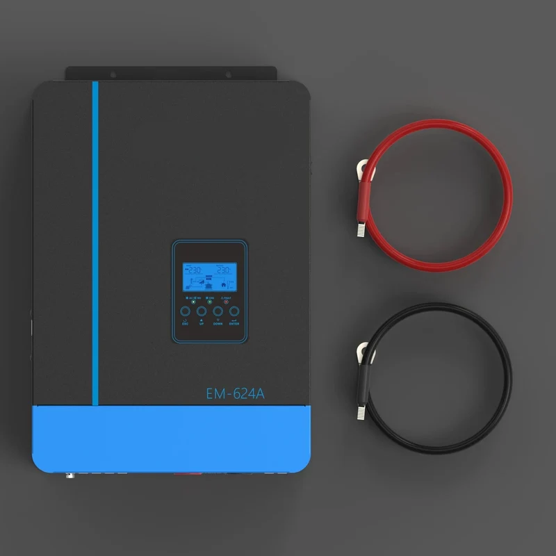 Hybride Inverter – Zonne-Omvormer – Batterijlader – MPPT Controller – Pure Sinusgolf – 6200W Vermogen – UPS Functionaliteit