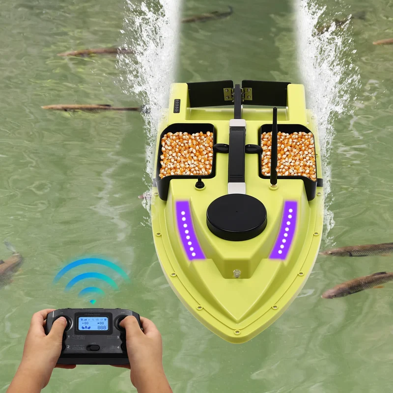 Elektronische Aasboot – Elektrische Aasboot – Visboot – Afstandsbediening Boot – GPS Aasboot – Waterdicht ABS – 500 Meter Bereik