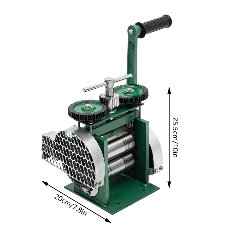 Rolmachine Sieraad – Sieraad Rolmachine – Metaal Rolmachine – Handmatige Rolmachine – Drie-In-Eén Rollersysteem – Hittebehandeld Staal