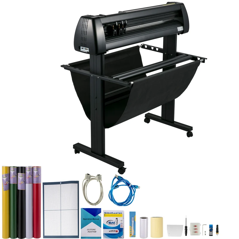 Vinylsnijder – Snijplotter – Snijmachine – Vinyl Cutter – Graveermachine – Groot Snijoppervlak 87 cm – Nauwkeurige Snijprecisie 0,01 mm