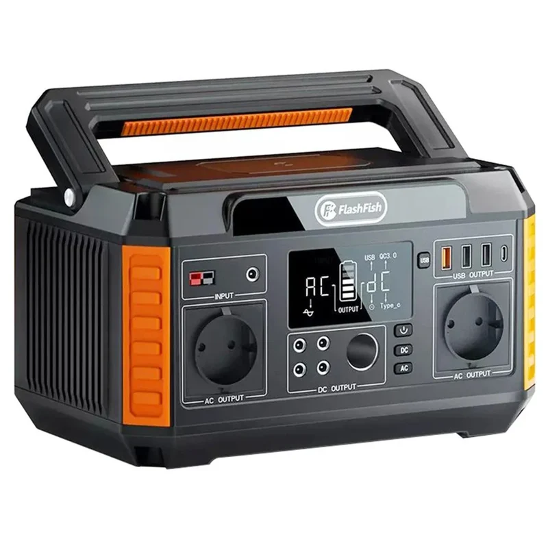 Draagbare Powerstation – Mobiele Accu – Externe Batterij – Noodstroom – Outdoor Generator – 520Wh Capaciteit – 560W Vermogen