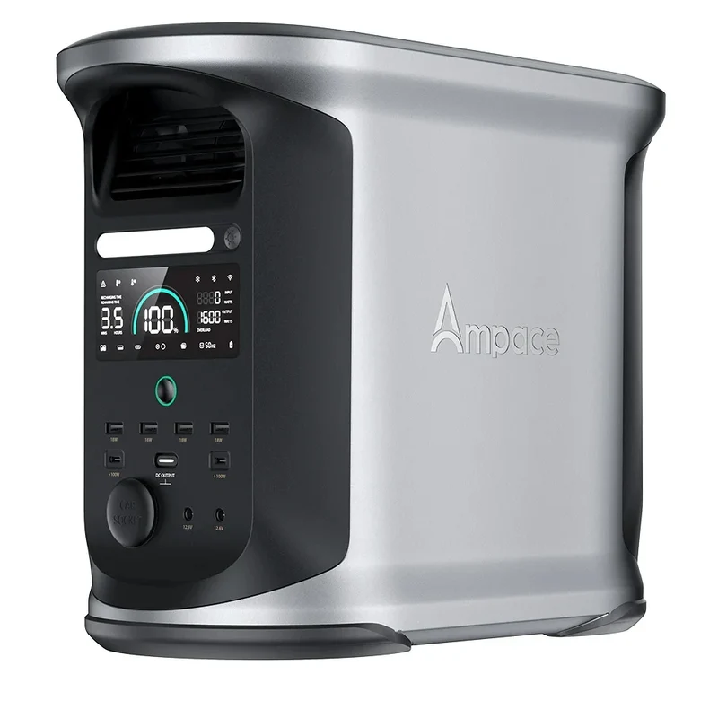 Draagbare Powerstation – Mobiele Generator – Noodstroomvoorziening – Outdoor Accu – 3600W Piekvermogen – LiFePO4 Batterij – Snelladen 55 Min