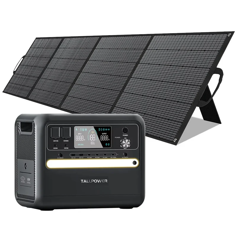 Draagbare Power Station – Mobiele Stroomvoorziening – Noodstroom – Energieopslag – 2160Wh Capaciteit – 2400W Output - And TP400