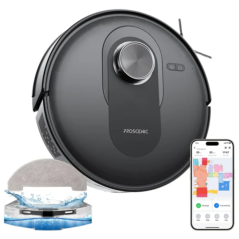 Robotstofzuiger – Robotstofzuiger Met Dweilfunctie – Robotstofzuiger Met App – Slimme Robotstofzuiger – 4200Pa Zuigkracht – 3200mAh Batterij