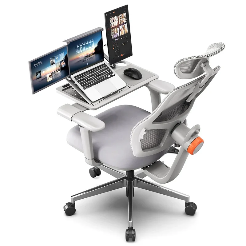 Ergonomische Bureaustoel – Comfortabele Stoel – Werkstoel – Kantoorstoel – Mesh Materiaal – Verstelbare Lendensteun – 3D Armleuningen