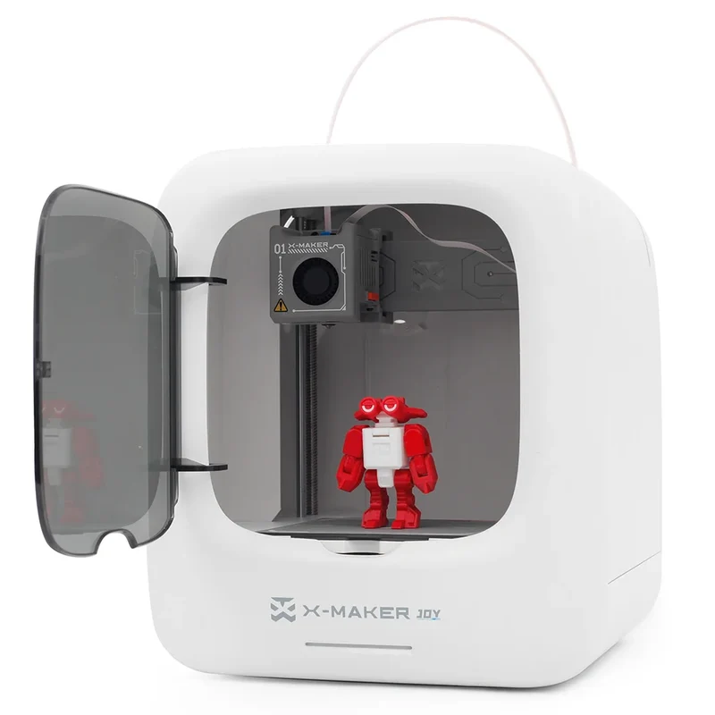 3D-Printer – Compact 3D-Printer – Educatieve 3D-Printer – Kindvriendelijke Printer – Veilig Gesloten Behuizing – 120x120x120 Mm – Printresolutie 50-300 Micron