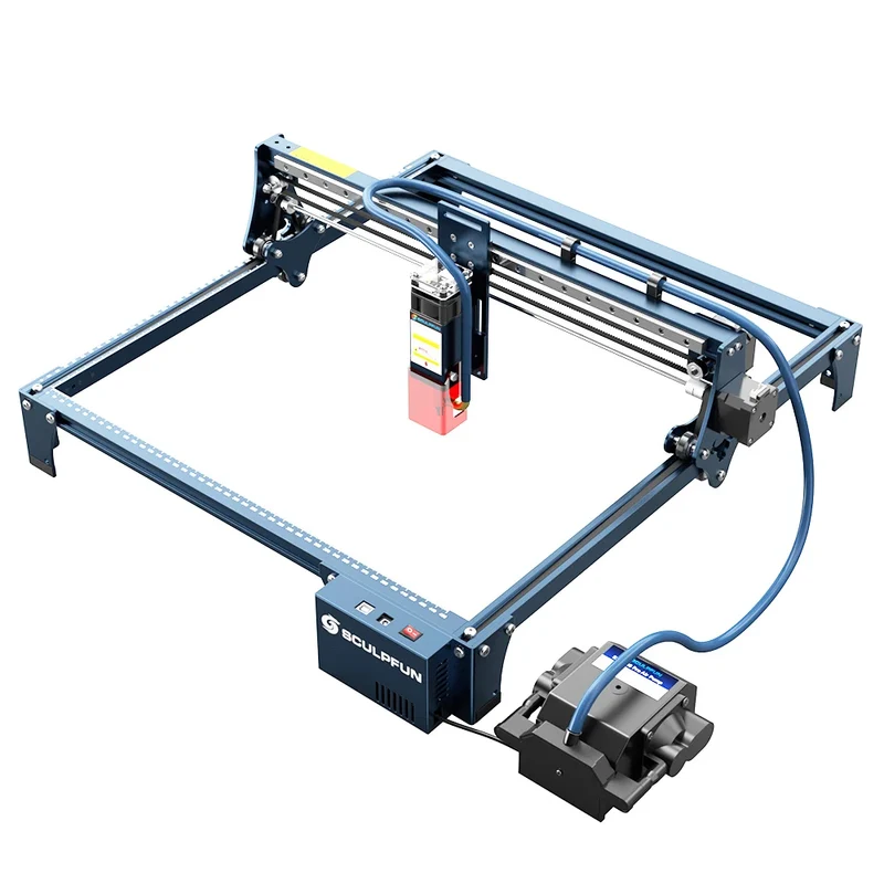 Laser Graveermachine – Laser Cutter – Graveur – Snijmachine – Hobbymachine – 10W Laserlicht – Uitbreidbare Werkruimte